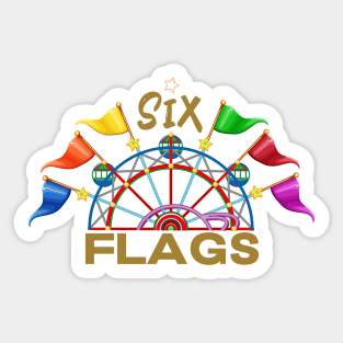 Six Flags Great Adventure Sticker